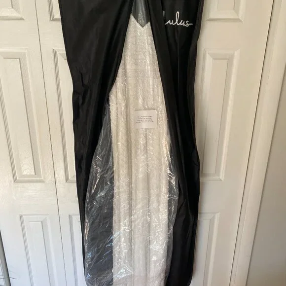 Lulus Cherished Vow White Beaded Backless Mermaid Maxi Dress - Size M - Picture 6 of 8